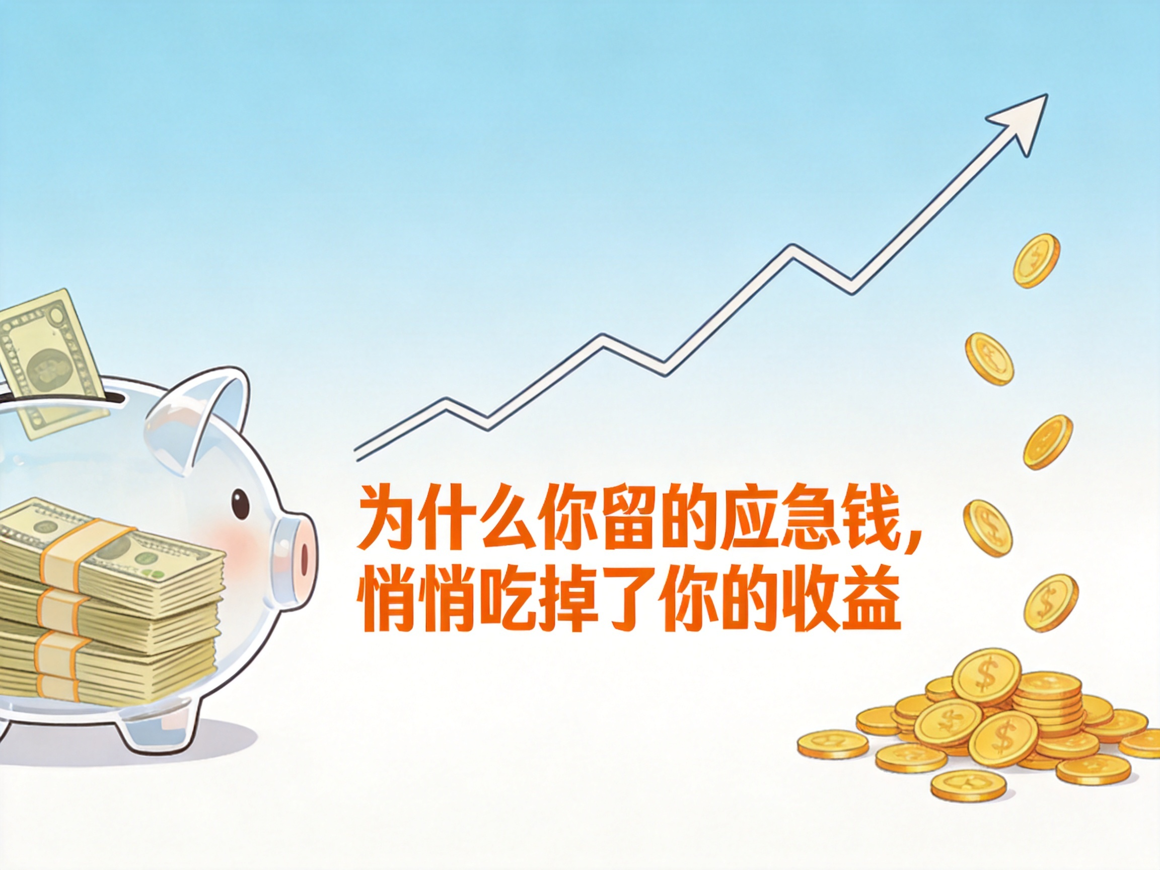 为什么你留的应急钱,悄悄吃掉了你的收益
